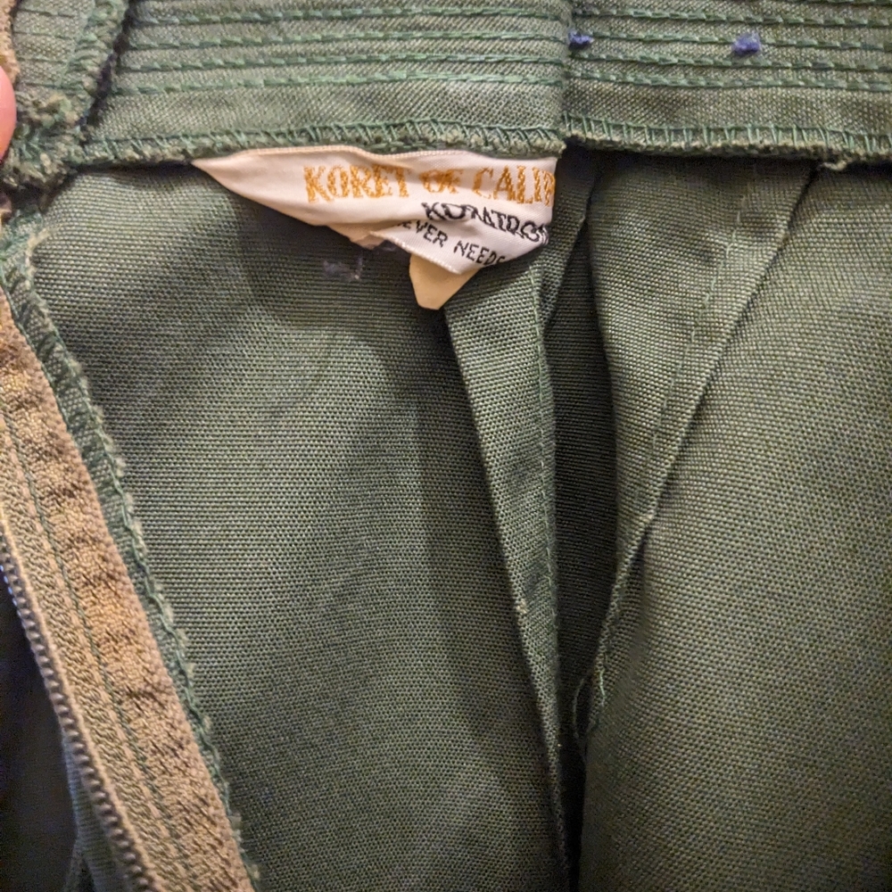 Women's two piece skirt suit - military surplus army green - Picture 12 of 14